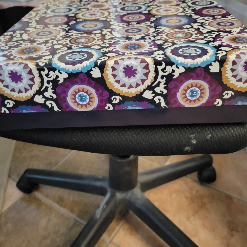 Colorful Geometric Medallion Tote or Fabric Panel - Picture 4 of 8